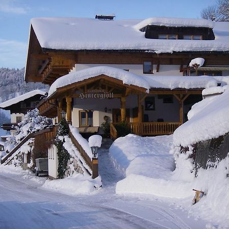 Berggasthof Hintergfoell Unken Exterior photo