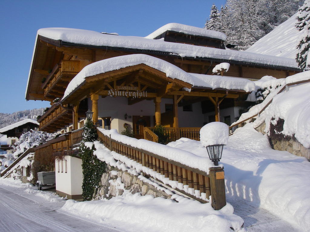 Berggasthof Hintergfoell Unken Exterior photo